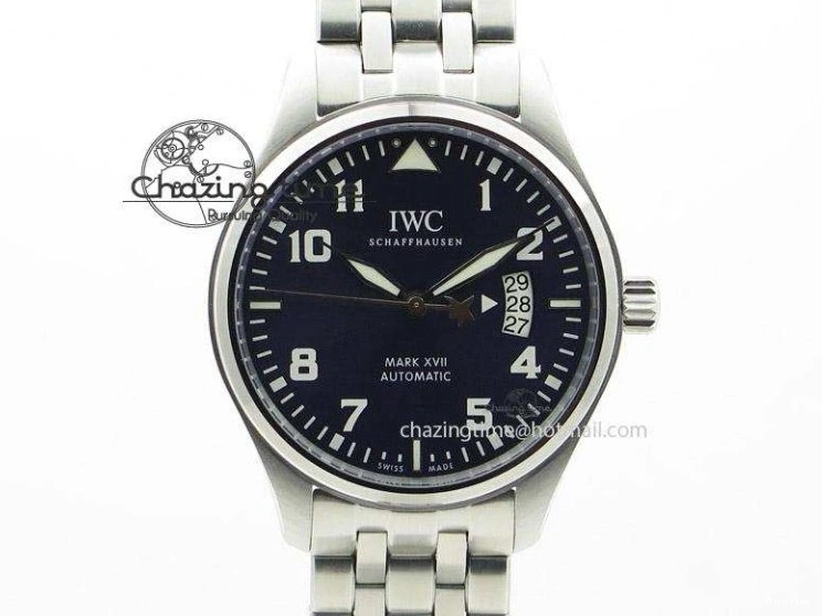 MIROTIME 0808 Portofino Automatic SS FKF 1:1 Best Edition White Dial RG Markers on Black Leather Strap A Stretchable 7141